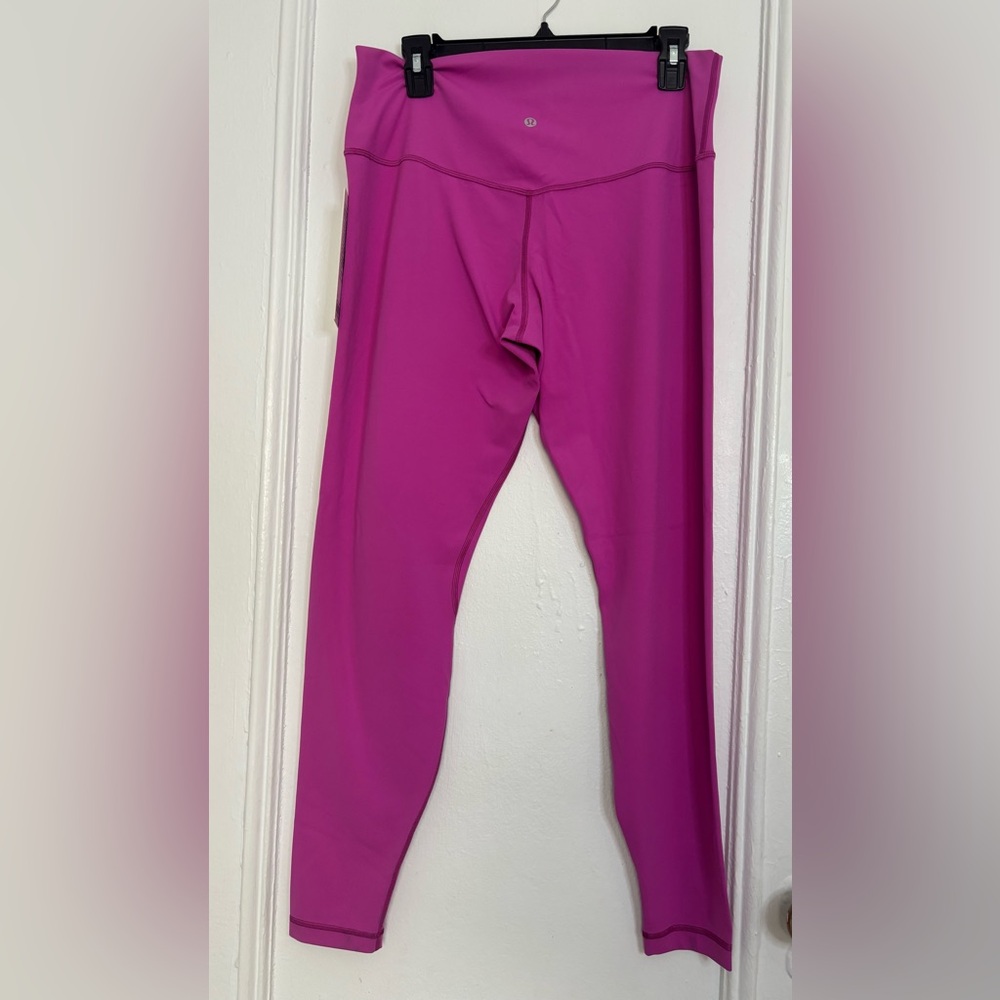 Lululemon Align High-Rise Pant 28" Pow Pink Tone Size 14 - Picture 3 of 5